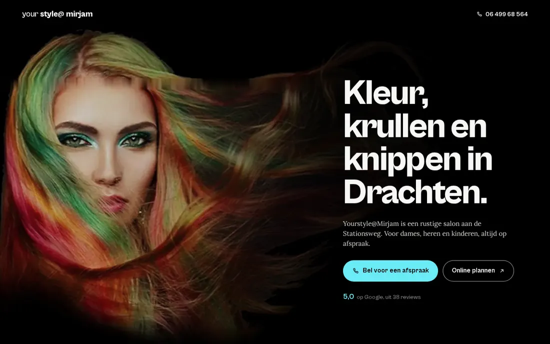 Richting B op een computer